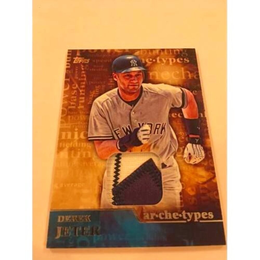 Derek Jeter Yankees Custom Made Jersey Card (060)
